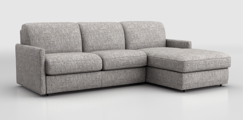 Barete - corner sofa right with slim armrest